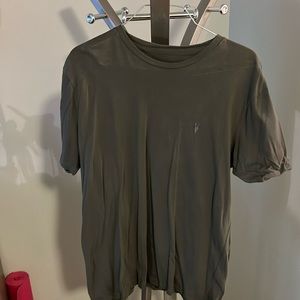 All saints men’s T-shirt, large, dark grey